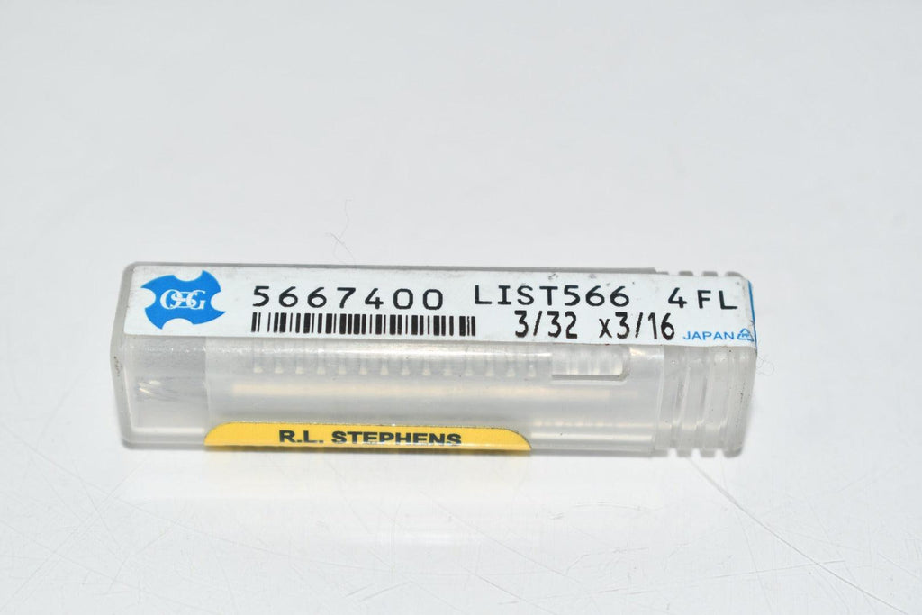 NEW OSG 5667400 3/32X3/16X9/64 4FL COB OSG STUB MINI DEM End Mill