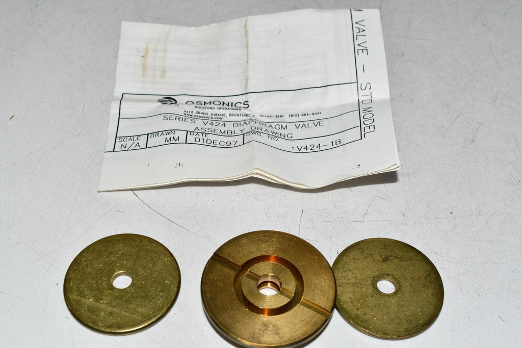 NEW Osmonics Series V424 Diaphragm Valve Seal Kit Part