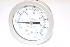 NEW Pacific Scientific 0-60 PSI 316 SS Tube & Socket Pressure Gauge