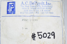 NEW Pack of 5 A.C. DePuydt 5029 O-Rings