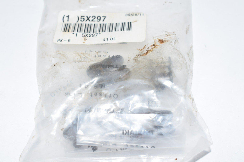 NEW Pack of 5 TSUBAKI  41 OL Carbon Steel, Single Strand Offset Link