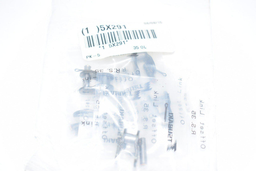NEW Pack of 5 TSUBAKI 5X291 35 OL Carbon Steel, Single Strand Offset Link