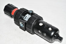 NEW Parker 06E32A16AC One Piece Filter Regulator, 1/2'' NPT, Polycarbonate with Metal Bowl Guard