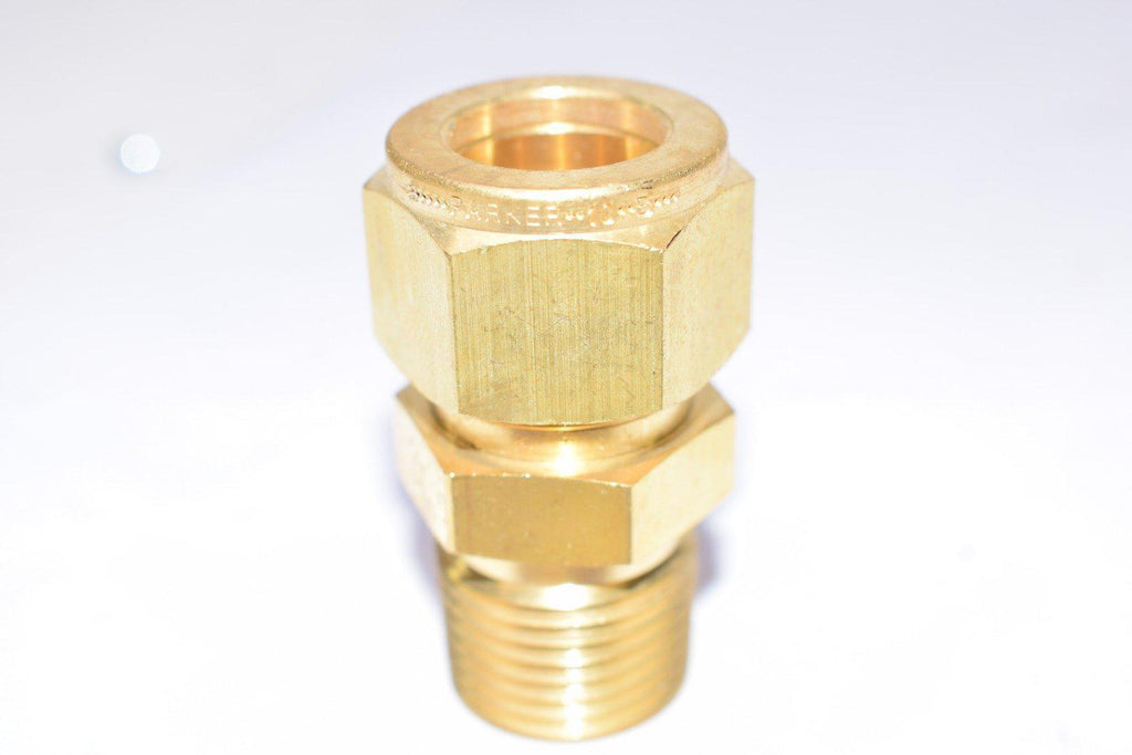 New Parker 10-B Brass Male Connector Fitting 1'' OD 5/8'' ID
