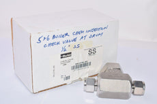 NEW, Parker, 21RR, 8Z(A)-LC16L-SS, Chem Injection Left Check Valve