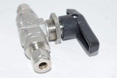 NEW Parker 4A-B6LPKR-SSP Parker Ball Valve 18OU 1/4'' x 1/4'', A-LOK Double Ferrule Compression