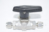 NEW Parker 4A-B6LPKR-SSP Parker Ball Valve 18OU 1/4'' x 1/4'', A-LOK Double Ferrule Compression