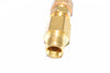 NEW Parker 4B 4-B Straight Brass Hydraulic Hose End Fitting, 2'' OAL x 3/8'' x 5/16''