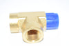 NEW PARKER 6-6-6 ST-B Brass Street Tee, FNPT x MNPT x FNPT, 3/8'' Pipe Size