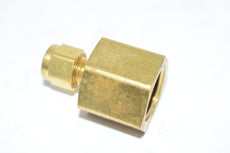 NEW Parker 6FSC6N-B A-lok female connector, brass, 3/8'' double ferrule tube fitting x 3/8'' FNPT