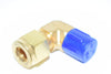 NEW Parker 6MSEL4N-B A-lok male elbow, brass, 3/8'' double ferrule tube fitting x 1/4'' MNPT