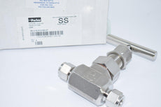 NEW Parker 8A-U16LR-G-SS-HT A-LOK U16 Series Needle Valve, 1/2'' Compression A-LOK