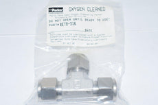 NEW Parker 8ET8-316 A-lok union tee, 316SS, 1/2'' double ferrule tube fitting all ends