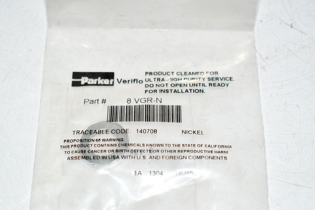 NEW PARKER GASKET FITTING 8 VGR-N 8VGRN
