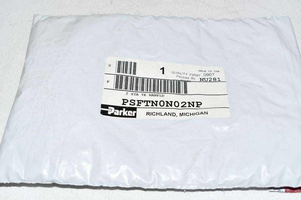 NEW Parker PSFTN0N02NP Pneumatic Valve Manifold 2 STA TE MANFLD
