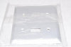 NEW PASS & SEYMOUR SMOOTH ALUMINUM 2G 2 TOGGLE WALL PLATE SA2