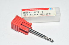 NEW PCT Precision Cutting Tools CX00303250T0-1 Carbide Drill Cutter .128'' x 1/8 x .450 x 1-1/2 RH 3F