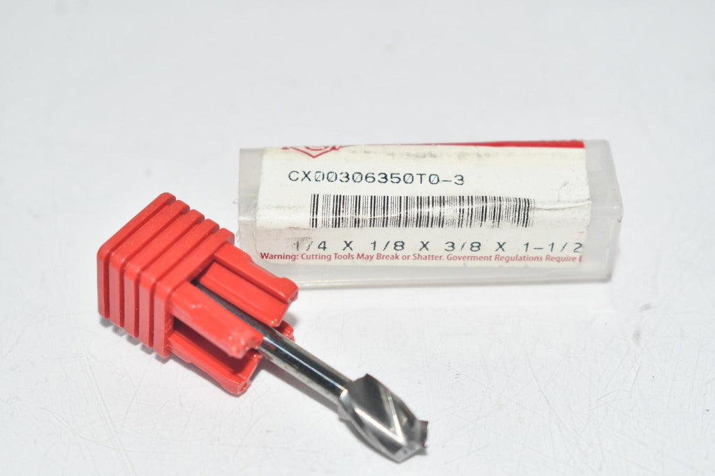 NEW PCT Precision Cutting Tools CX00306350T0-3 Carbide Drill Cutter 1/4'' x 1/8 x 3/8 x 1-1/2