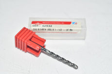 NEW Precision Cutting Tools PCT 001-02933 Carbide Drill Bit .098 x 1/8 x .800 x 1-1/2 3F RH