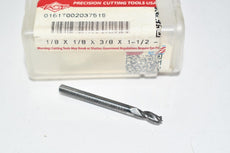 NEW Precision Cutting Tools PCT 0161T002037515 Carbide Drill Bit 1/8'' x 1/8 x 3/8 x 1-1/2