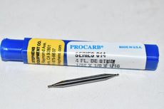 NEW Procarb Series 014 4FL Double End Mill 1/32 x 1/8