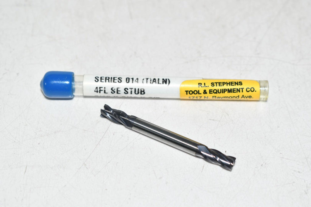 NEW Procarb Series 014 4FL SE Double End Mill Stub 3/16 x 3/16 x 3/8