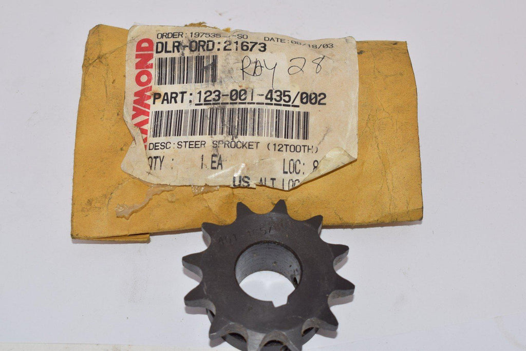 NEW RAYMOND 123-001-435/002 SPROCKET - STEER 12 TEETH