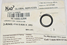 NEW Replacement for FADAL HDW-0155, O-Ring; -114 0.625 x .093