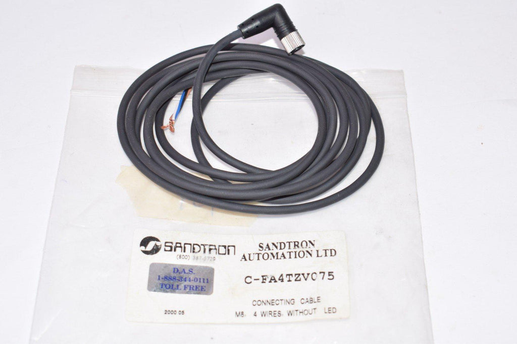 NEW Sandtron P/N: C-FA4TZV075 Connecting Cable M8 4 Wires Without LED