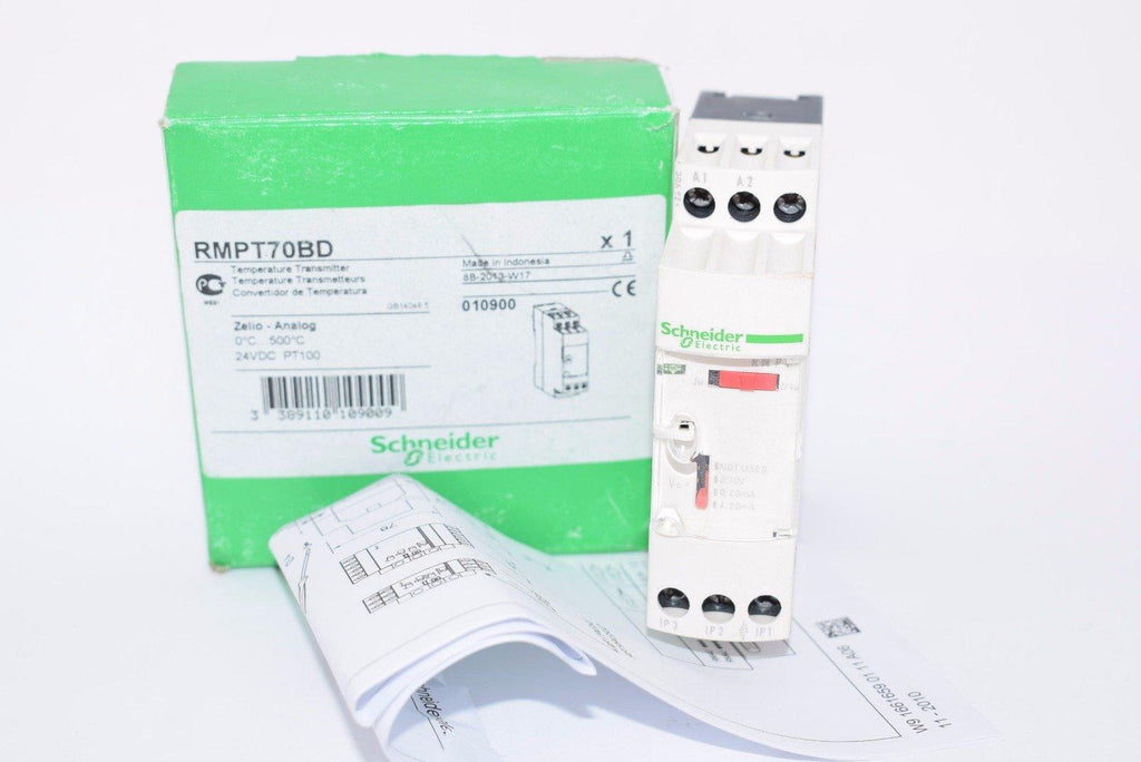 NEW Schneider Electric RMPT70BD, Temperature Sensor Module, Converter Pt100 probe
