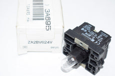 NEW SCHNEIDER ELECTRIC TELEMECANIQUE ZA2-BV624V PILOT LIGHT MODULE 24V WITH BULB