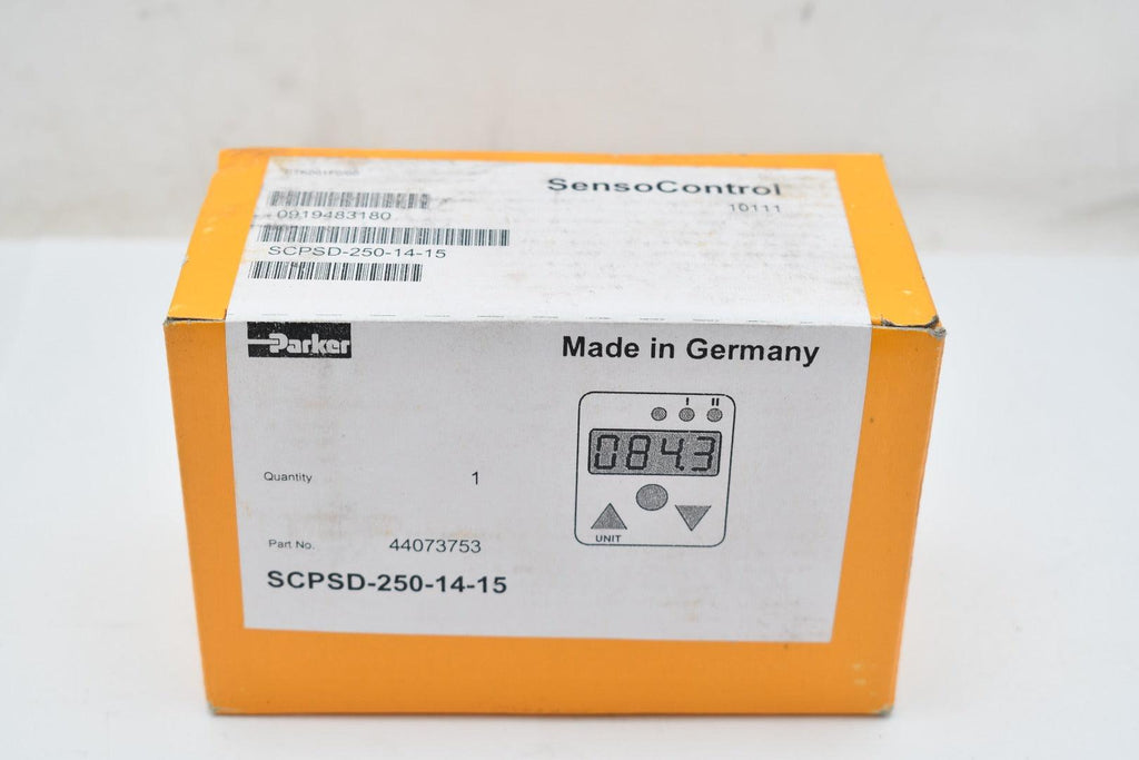 NEW SEALED Parker SCPSD-250-14-15 Pressure Sensor Switch Transducer SensoControl