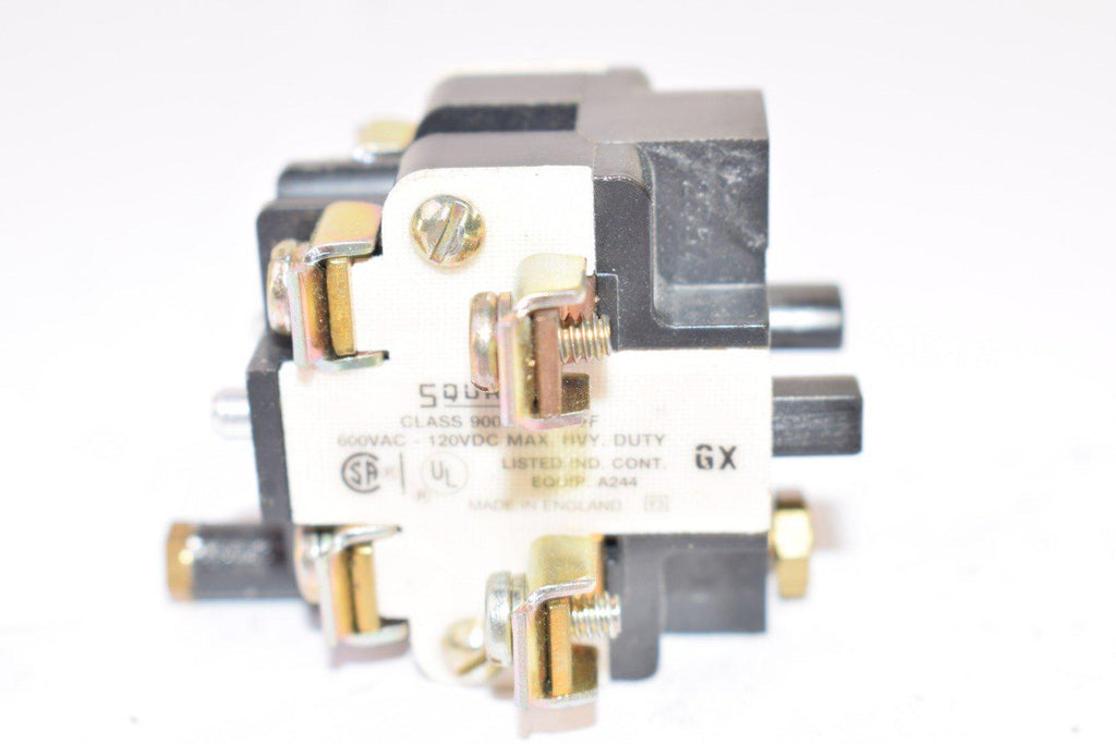 NEW Square D Class 9001 Type TF 600VAC-120VDC MAX Contact Block