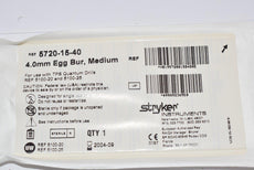 NEW Stryker Instruments 4.0mm Egg Bur Medium 5720-15-40