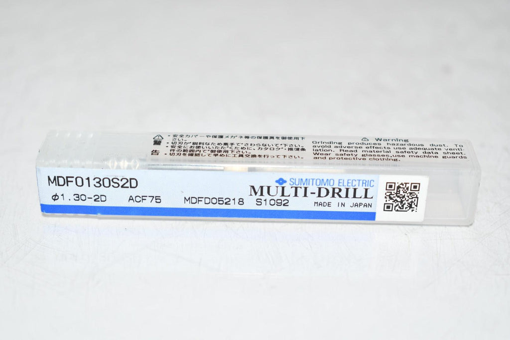 NEW Sumitomo MDF0130S2D 1.3mm Flat Drill ACf75
