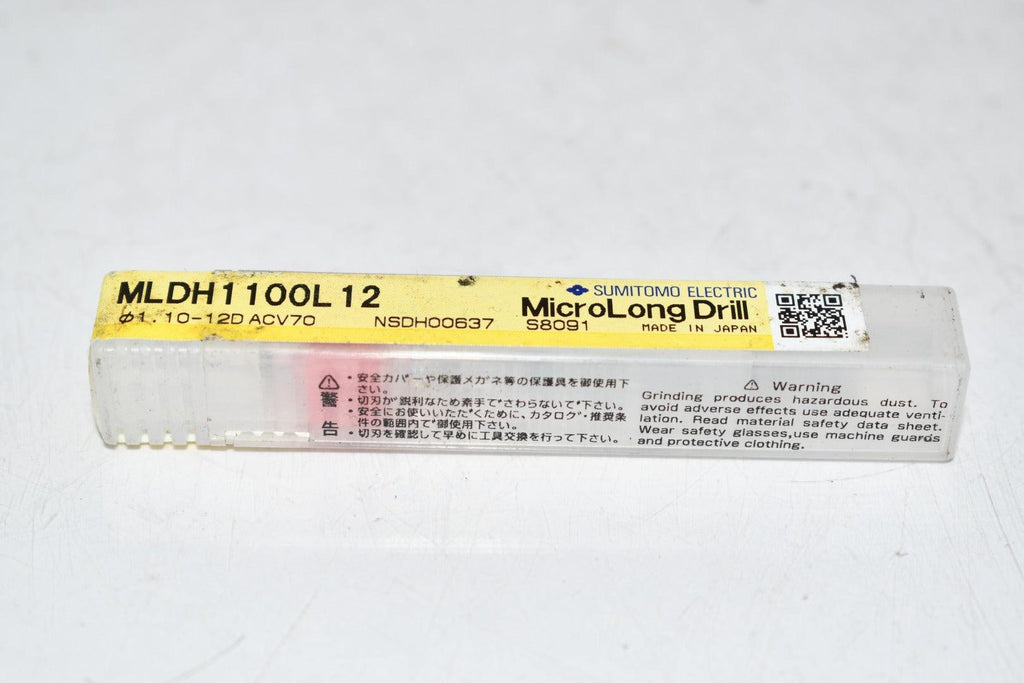 NEW Sumitomo MLDH1100L12 Extra Long Drill 1.1mm ACV70