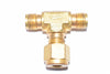 NEW Swagelok Brass Tee Fitting 1-5/8'' W 7/16'' Thread