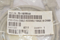 NEW Symbol Motorola 25-19299-01 Null Modem Cable, 25M-9F 10ft