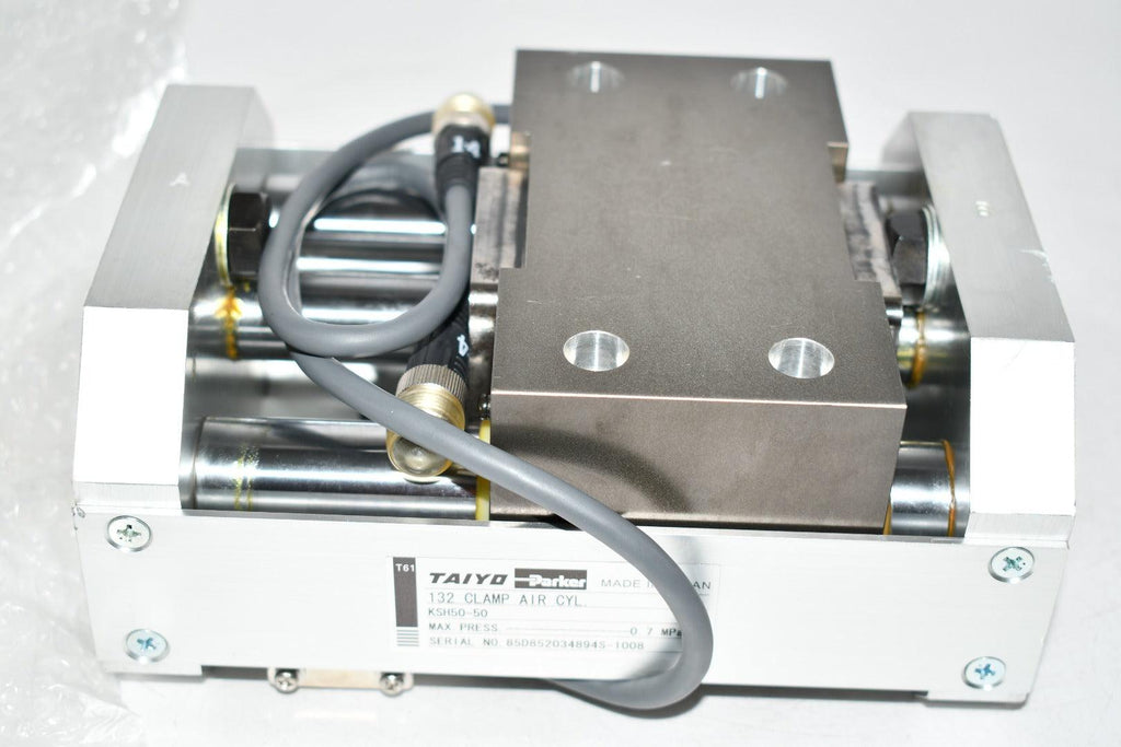 NEW Taiyo Parker KSH50-50 Clamp Air Cylinder 1/8in Npt 0.7mpa