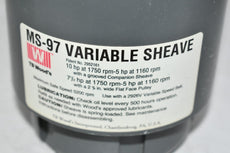 NEW TB Woods MS-97 Variable Sheave 10hp 1750rpm 3'' Bore