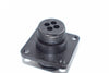 NEW TE Connectivity 206430-1 4 Position Circular Connector Receptacle Housing Panel Mount