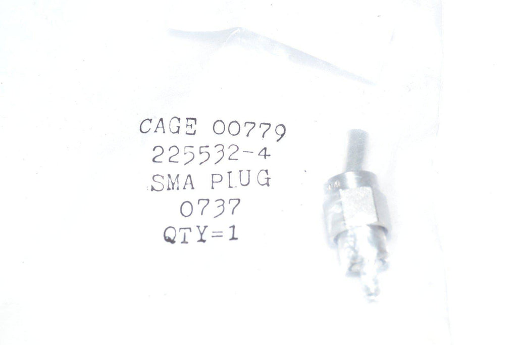 NEW TE Connectivity AMP 225532-4 RF Connectors / Coaxial Connectors PLUG, STAIN. STEEL