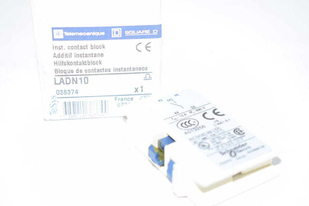 NEW Telemecanique Square D LADN10 Contactor Block