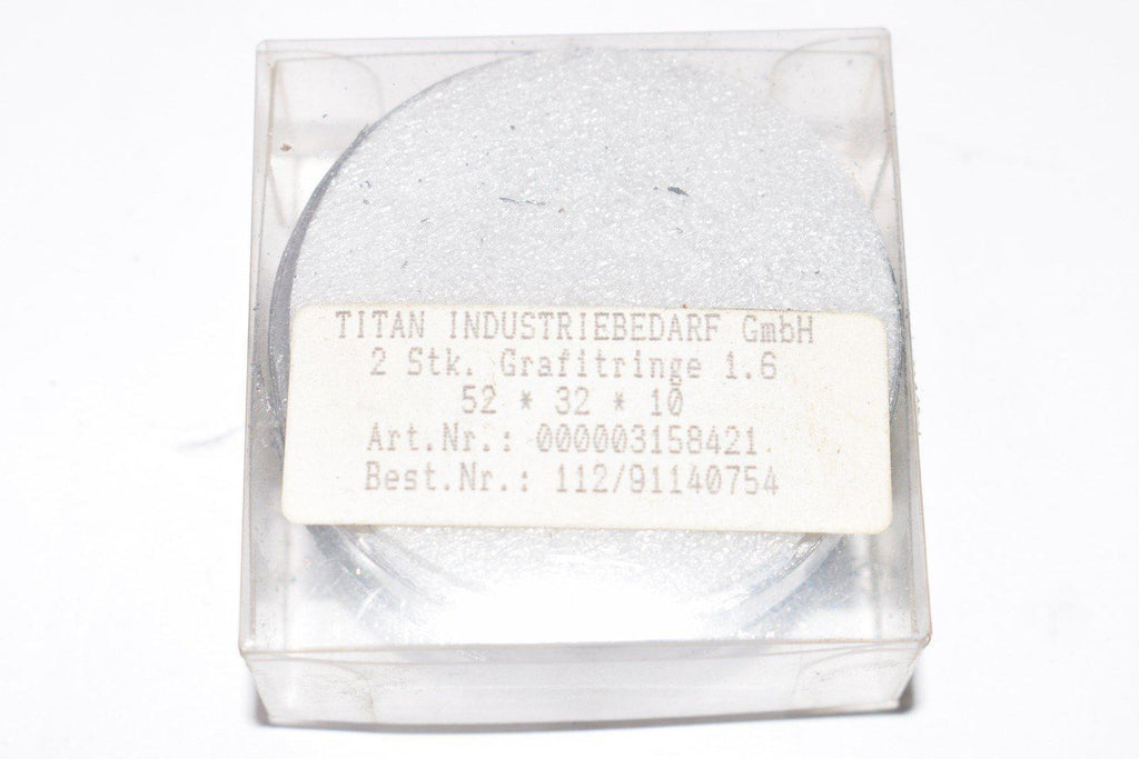 NEW Titan Industriebedarf, 2 Stk. Grafitringe 1.6, 000003158421