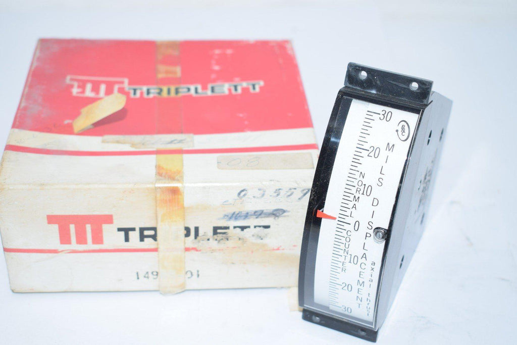 NEW Triplett -30 to 30 Panel Meter