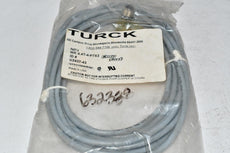 NEW TURCK WK 4.4T-4-P7X3 M12 EUROFAST CORDSET RIGHT ANGLE, FEMALE CONNECTOR, STANDARD PLUG BODY