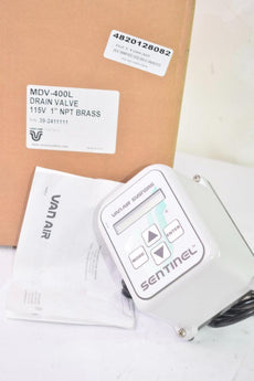NEW Van Air Systems MDV-400L Motorized Drain Valve 600 PSIG MAX 115V 50/60 Hz