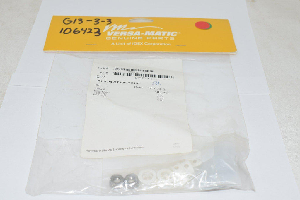 NEW Versa-Matic E1P PV KIT PILOT VALVE KIT E1 P