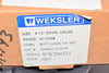 NEW, Weksler, AA442CC4LWXX, 4-1/2'', Royal Gauge, Bott Conn 1/4'' NPT, 0-60 PSIG