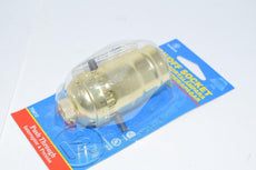 NEW Westinghouse 70410 On/Off Socket Push Through Screw Brass Finish